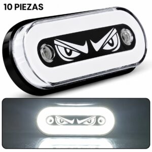 JUEGO DE 10 LUCES LATERALES FIJAS + STROBER