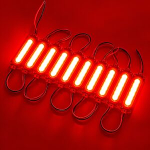 JUEGO DE 10 MODULOS LED COB ROJO