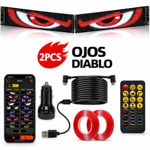JUEGO DE 2 PANTALLAS LED FLEXIBLES DE 60CM + ACCESORIOS