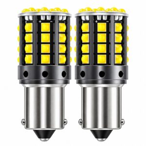 PAR BOMBILLOS LED DE REVERSA BLANCOS SUPER BRILLANTES - UN FILAMENTO
