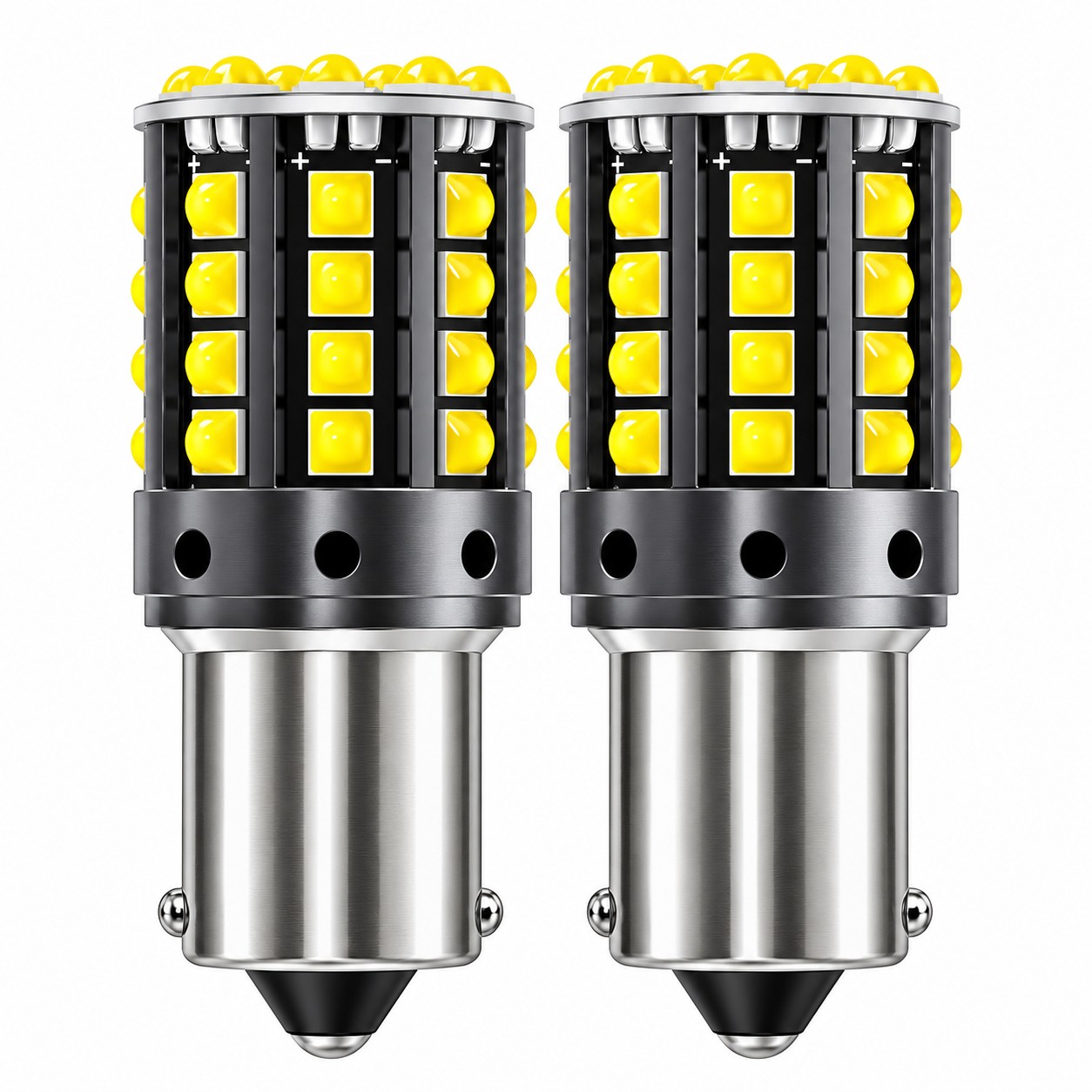 PAR BOMBILLOS LED DE REVERSA BLANCOS SUPER BRILLANTES - UN FILAMENTO